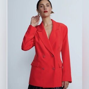 NY and Co Red Blazer NWT